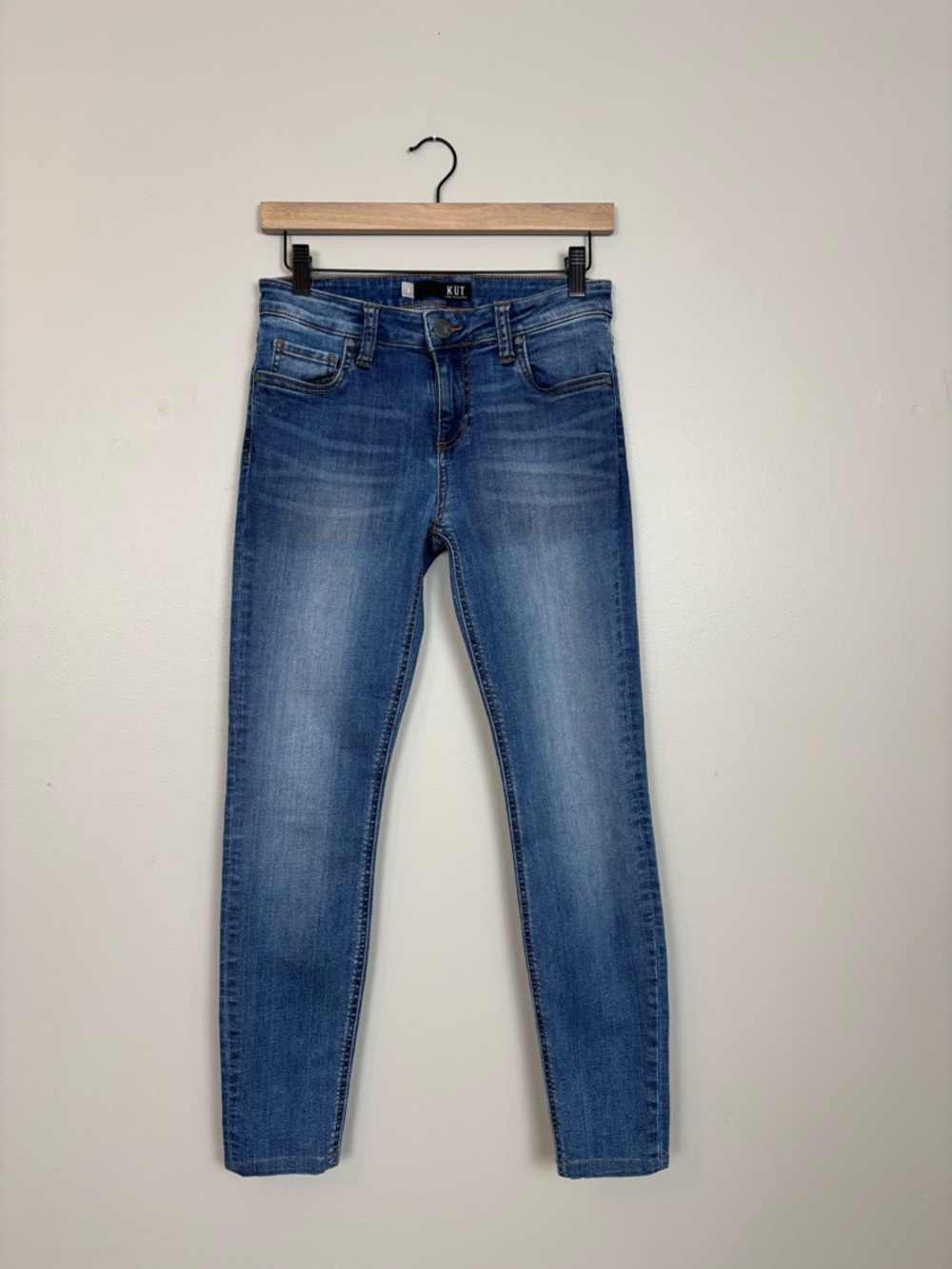 Kut From The Kloth Jeans Womens 2 Mia Toothpick Skinny Denim in Blue